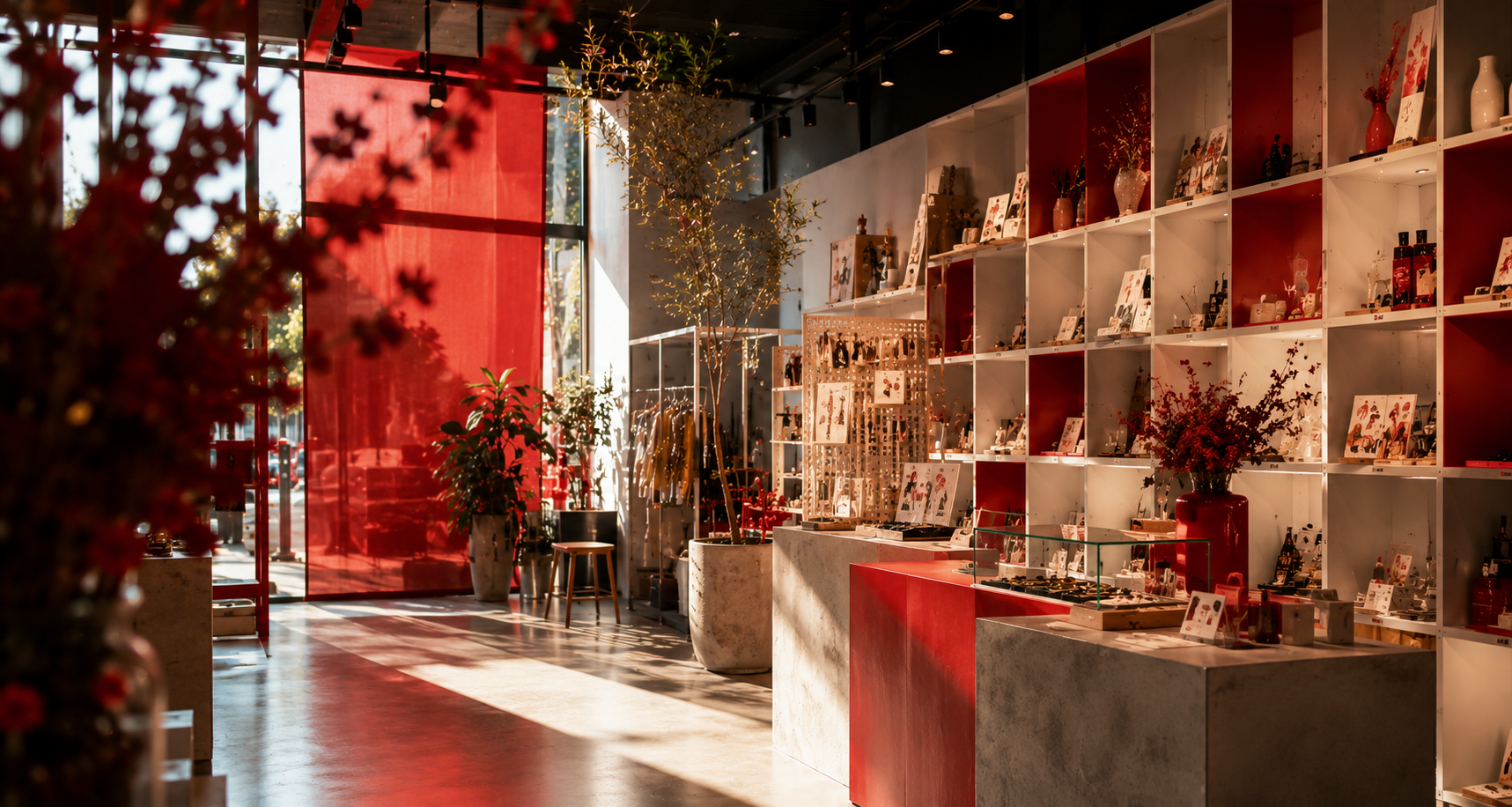 Inside the aionot creative retail space