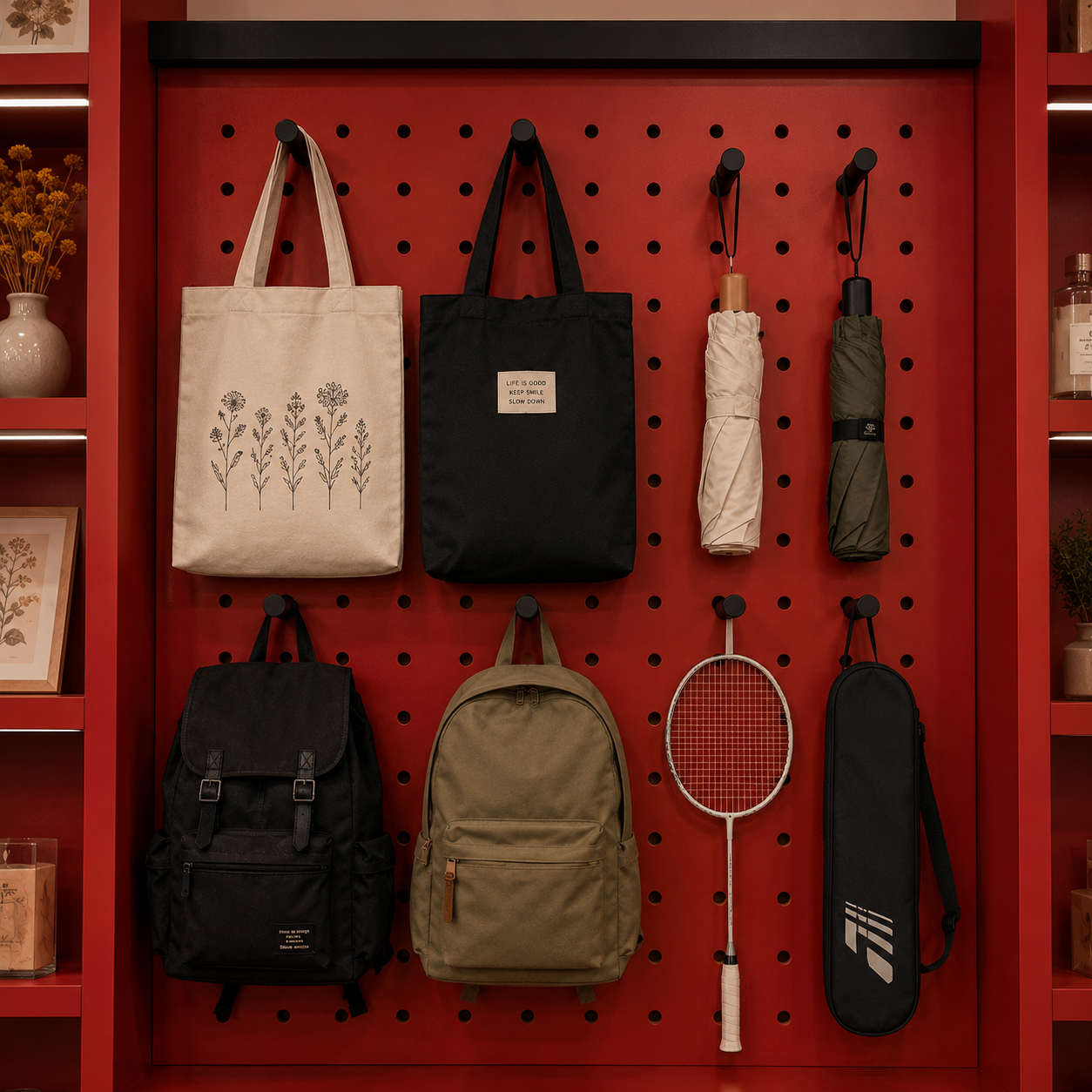 Pegboard Hanging Display